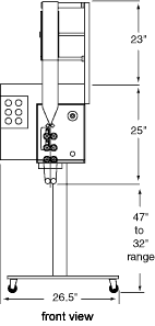 CD-2000 Footprint-Front