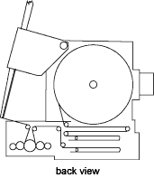 DLN-300 Napkin System Footprint Back