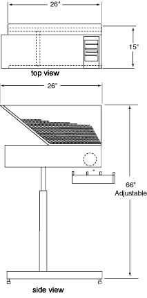 SP2-250 Cylinder Placing System Footprint